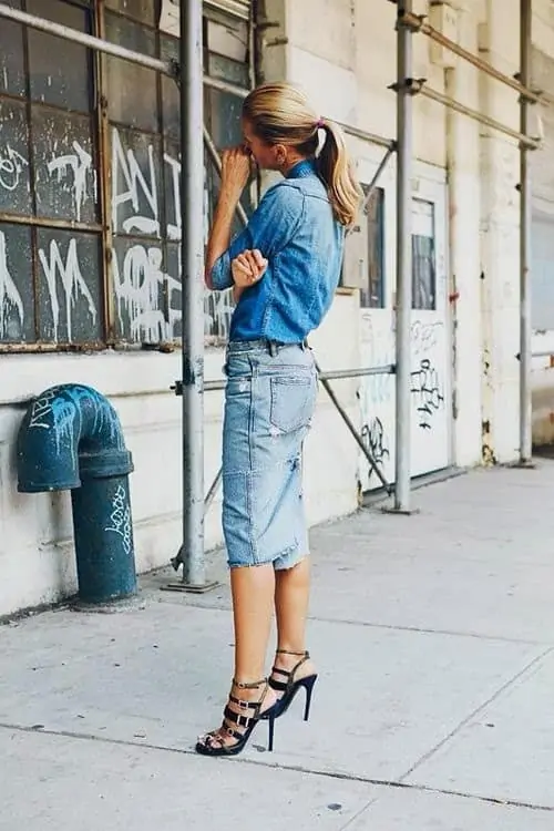 Is The Denim Skirt Really Passe The Fashion Tag Blog